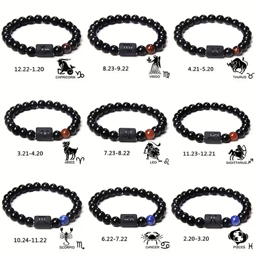 Pulsera de Protección con Signo del Zodiaco